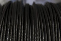 Black Wire Rope (5/64" 1X19)