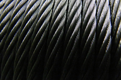 Black Wire Rope (5/32" 7x19)